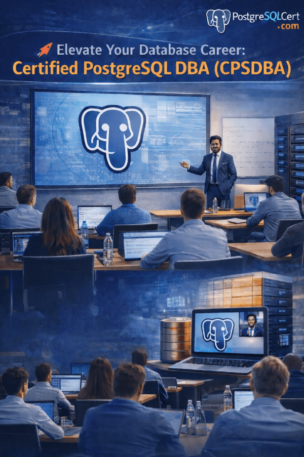 Become a Certified PostgreSQL DBA (CPSDBA) Training Program at Virtual ...