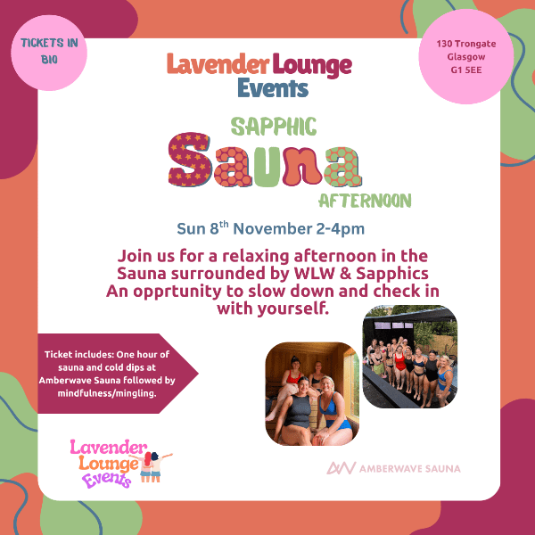 Sapphic Sauna Afternoon banner image
