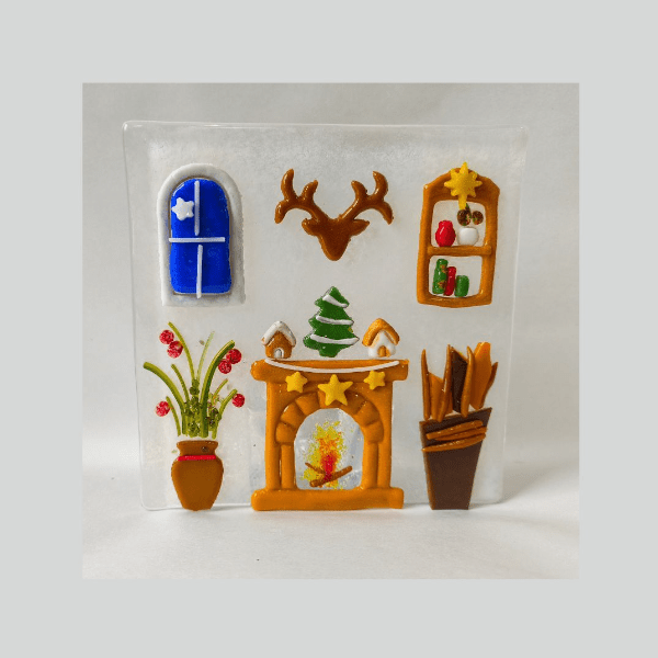 Workshop: Fused Glass - Christmas Tealight Holder banner image