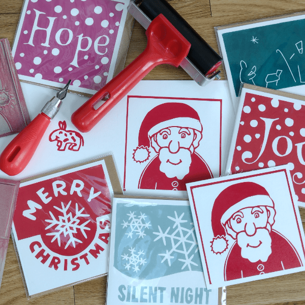 Workshop: Linocut Christmas Cards banner image