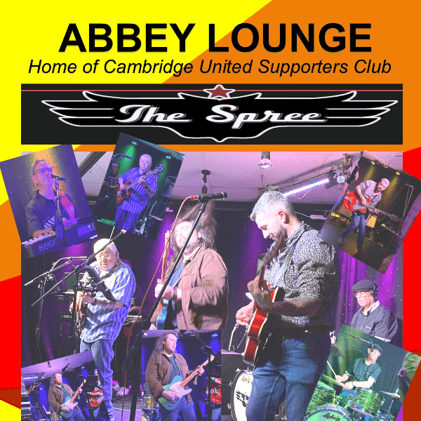 Cambridge Rock 'n Roll Club  -  with  "THE SPREE" banner image