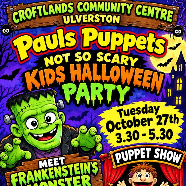 kids halloween party banner image