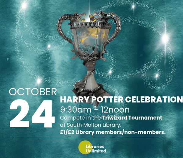 Harry Potter Celebration: The Triwizard Tournament at South Molton Library banner image