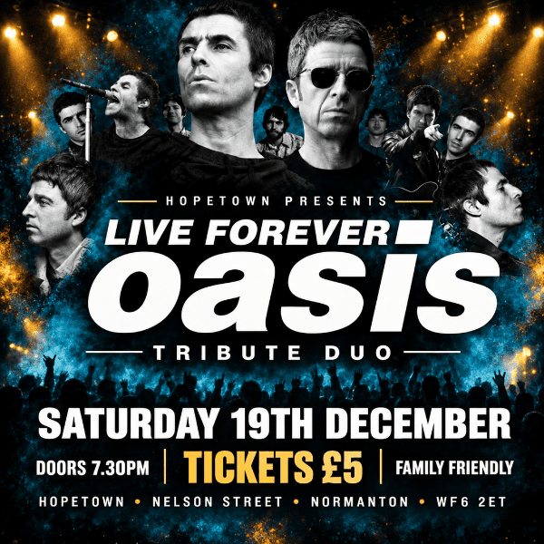 LIVE FOREVER OASIS TRIBUTE banner image