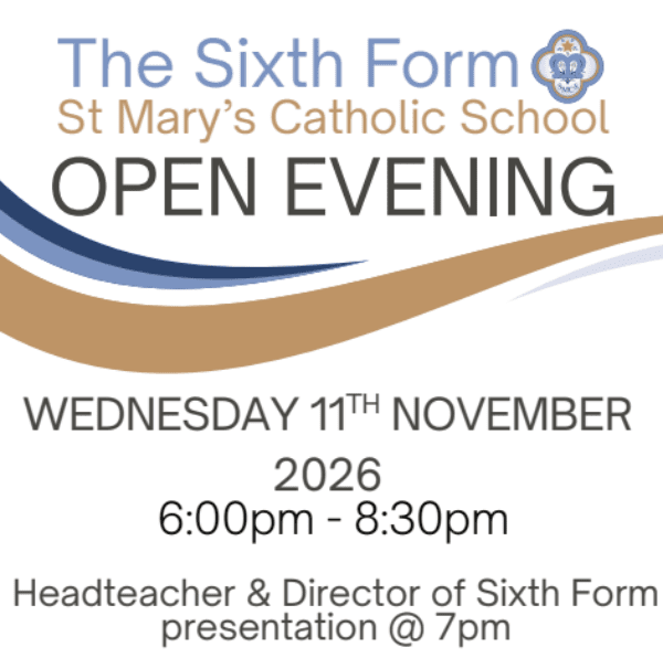 Sixth Form Open Evening- Presentation banner image