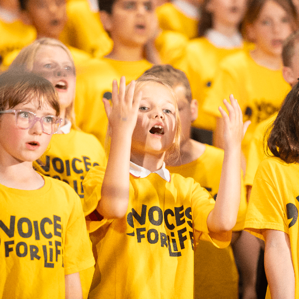 Extraordinary!, featuring a Voices for Life massed children's choir from local schools banner image