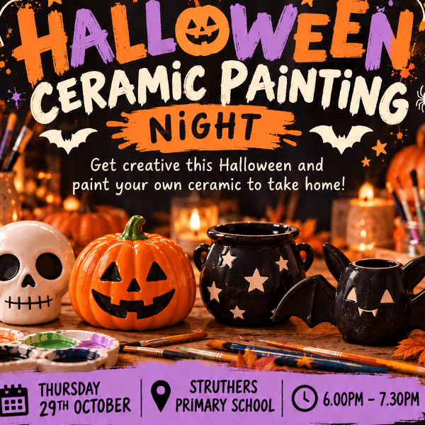 Ceramic Halloween Painting Evening banner image