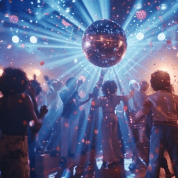 Polar Bear mid season disco party banner image