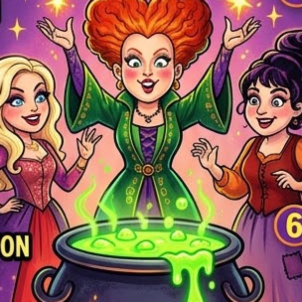 The Sanderson Sisters Spooktacular Party banner image