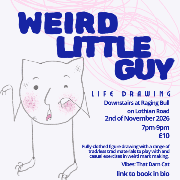 Weird Little Guy Life Drawing - That Darn Cat! banner image