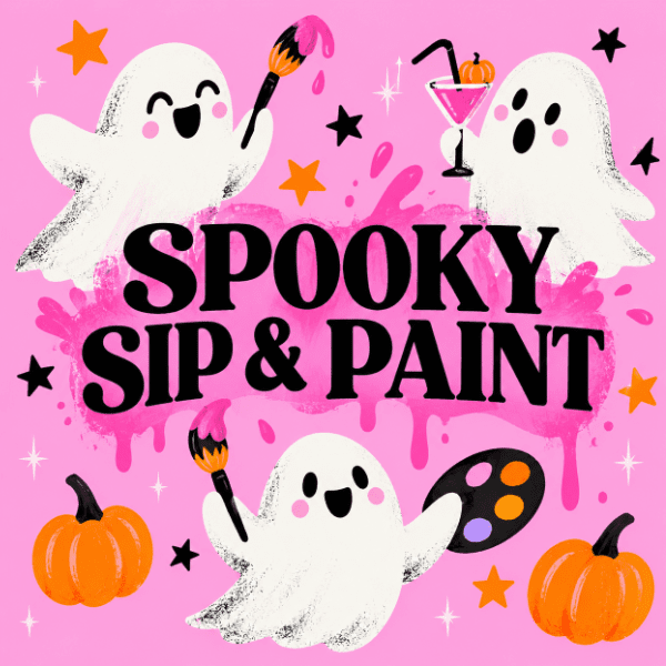 Spooky Family Friendly Paint &amp; Sip banner image