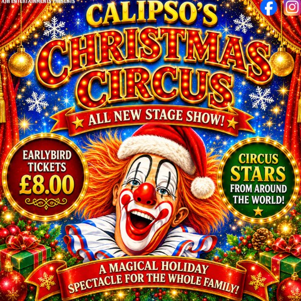 CALIPSO'S CHRISTMAS CIRCUS banner image