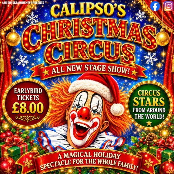CALIPSO'S CHRISTMAS CIRCUS banner image
