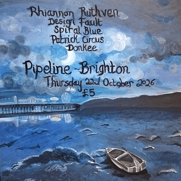 October 22nd at Pipeline Brighton banner image