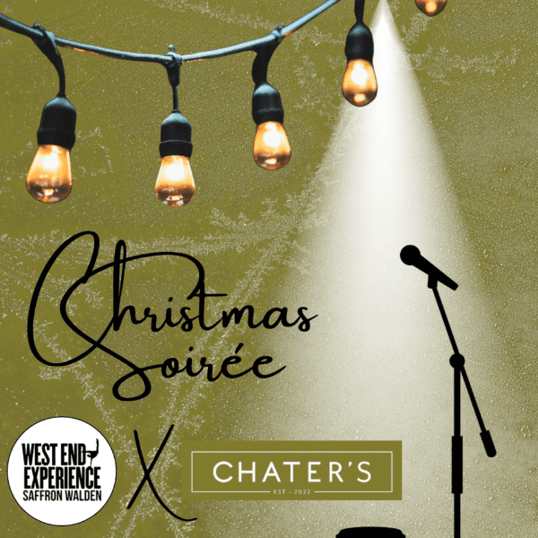 West End Experience Saffron Walden Christmas Soir&eacute;e 2026 banner image