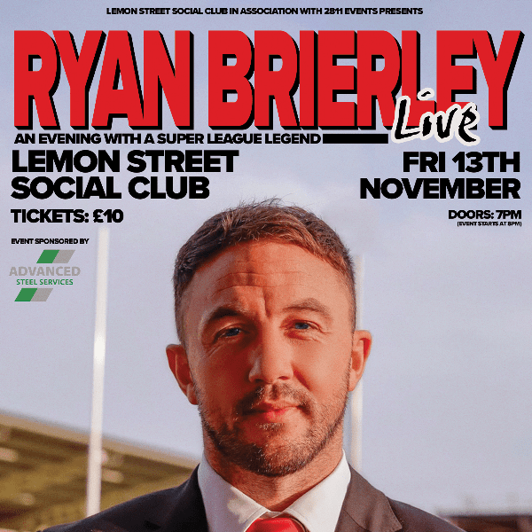 Ryan Brierley LIVE! banner image