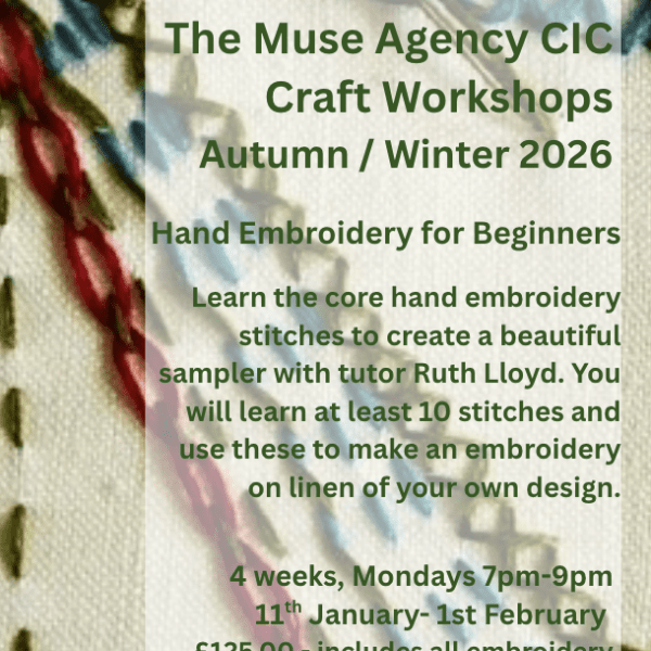 Hand Embroidery for Beginners banner image