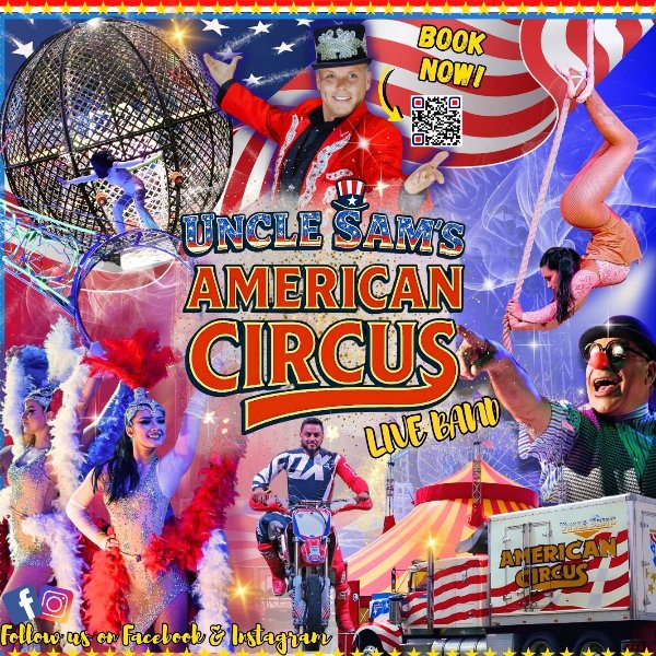 Uncle Sam&rsquo;s Circus @LONG EATON banner image