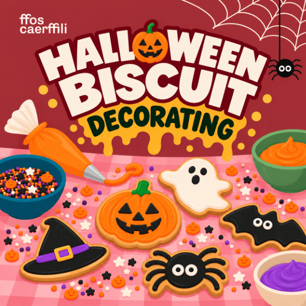 Halloween Biscuit Decorating with Cwtch Bakes banner image
