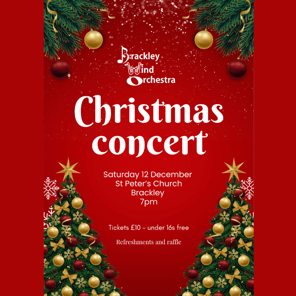 Brackley Wind Orchestra Christmas Concert banner image