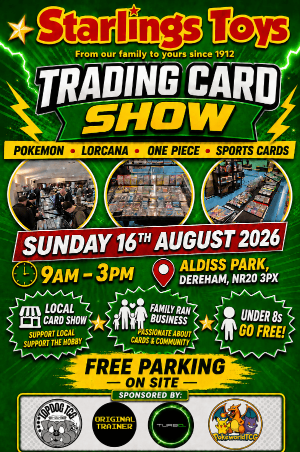 Starlings Toys Trading Card Show