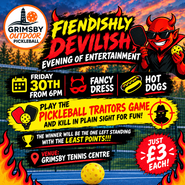 Fiendishly Devilish 😈 Pickleball &lsquo;TRAITORS&rsquo; Evening. banner image