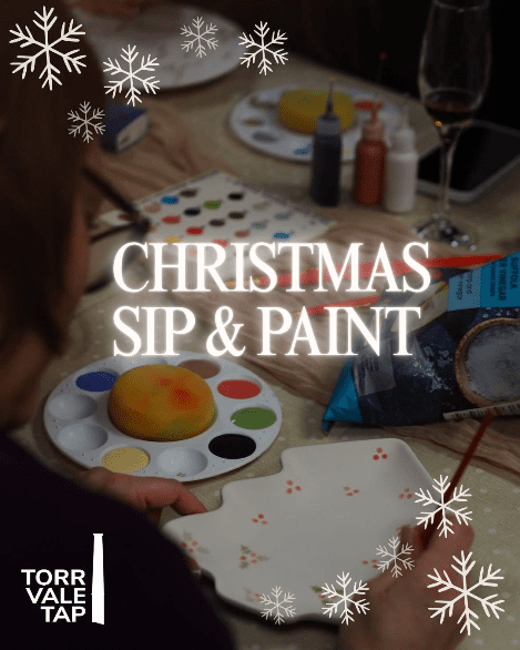 Christmas Pot Paint &amp; Sip banner image