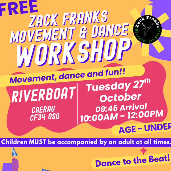 Caerau - Zack Franks Movement &amp; Dance Workshop banner image
