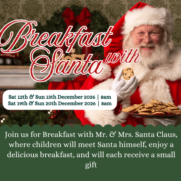 Breakfast With Santa 2026 banner image