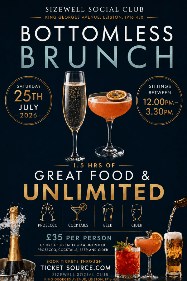 Sizewell Social Bottomless Brunch at Sizewell Social event tickets