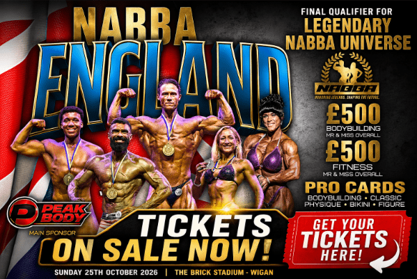 NABBA England banner image