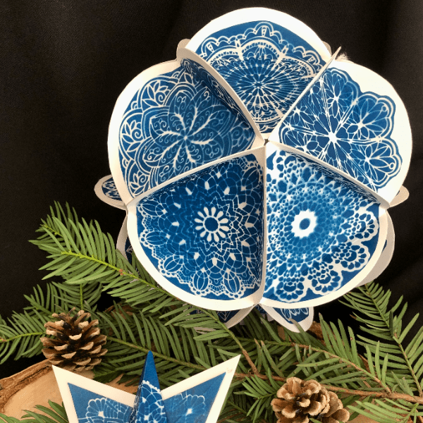 Winter Decorations Cyanotype Workshop banner image