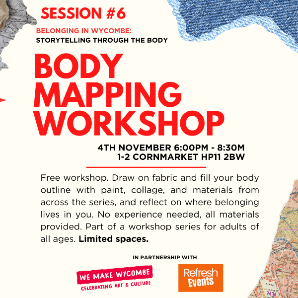 Belonging in Wycombe: Body Mapping- Storytelling through the body banner image