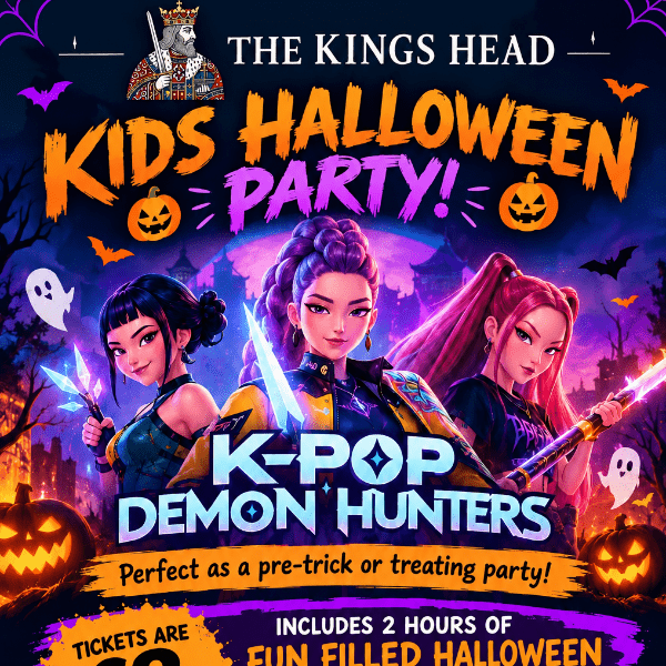 Kids K Pop Halloween Party banner image