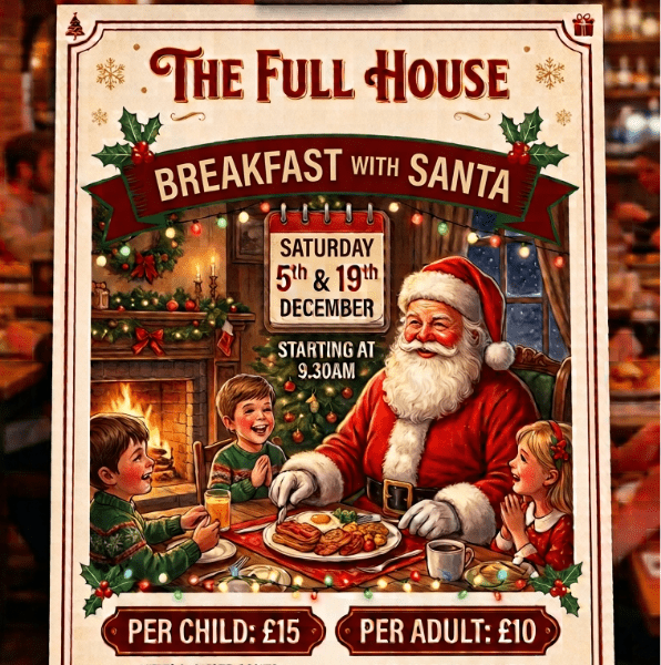🎅✨ Breakfast with Santa! 🥞🎁 Saturday 19th December banner image