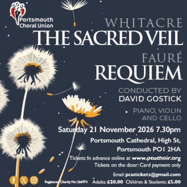 The Sacred Veil by Eric Whitacre and Faure Requiem banner image