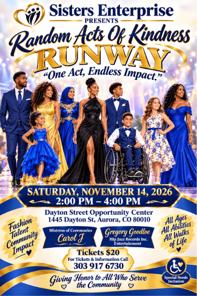 Sisters Enterprise presents Random Acts Of Kindness Runway: One Act, Endless Impact banner image