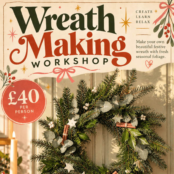Christmas Wreath Making Workshop banner image
