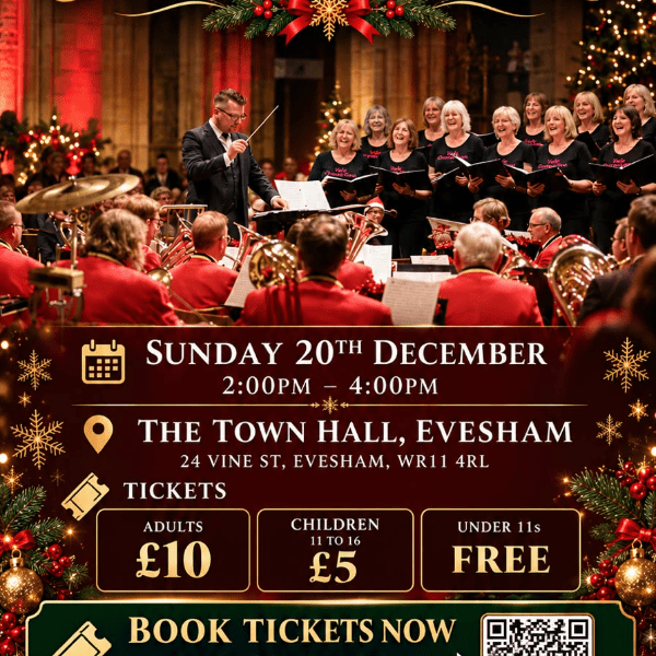 Avonbank Evesham Brass Band and Avonvale Choir joint concert banner image