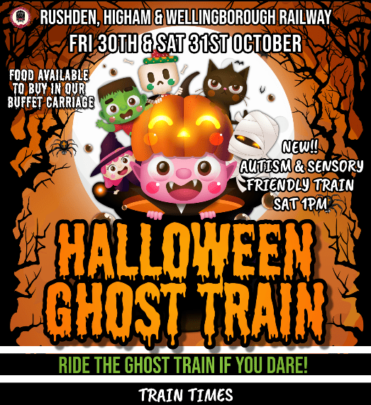 SOLD OUT - Autism &amp; Sensory Friendly Halloween Ghost Train banner image
