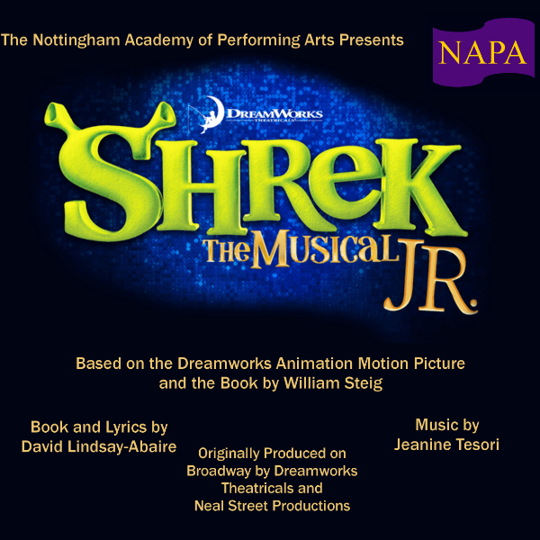 SHREK the Musical Jr. - NAPA banner image