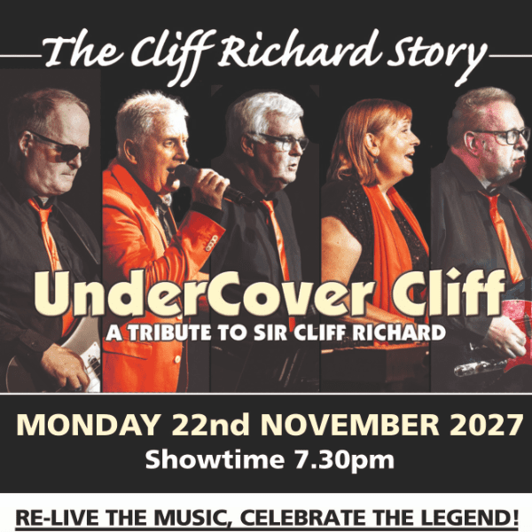 UNDERCOVER CLIFF - A Tribute to Sir Cliff richard banner image