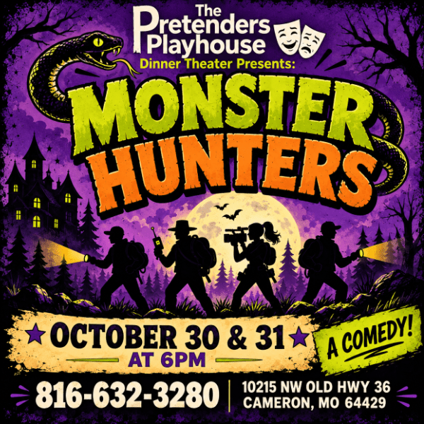 "MONSTER HUNTERS" DINNER THEATER SHOW banner image