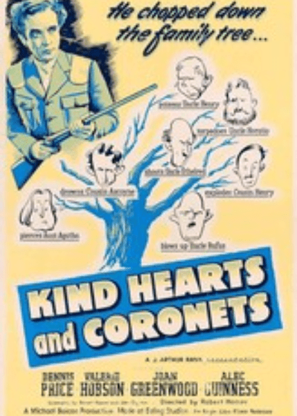 KIND HEARTS AND CORONETS (1949) (PG) banner image
