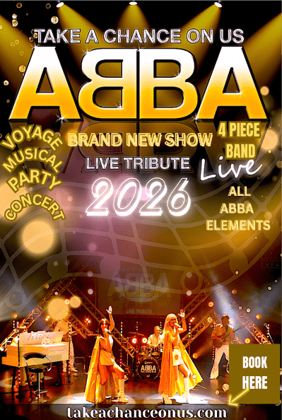ABBA TRIBUTE TAKE A CHANCE ON US ! RETURNS 5TH MARCH 2027 ST AUSTELL ARTS CENTRE banner image