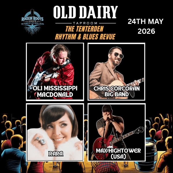 THE TENTERDEN RHYTHM & BLUES REVUE 2026 at Old Dairy Taproom event THE TENTERDEN RHYTHM & BLUES REVUE 2026 at Old Dairy Taproom event