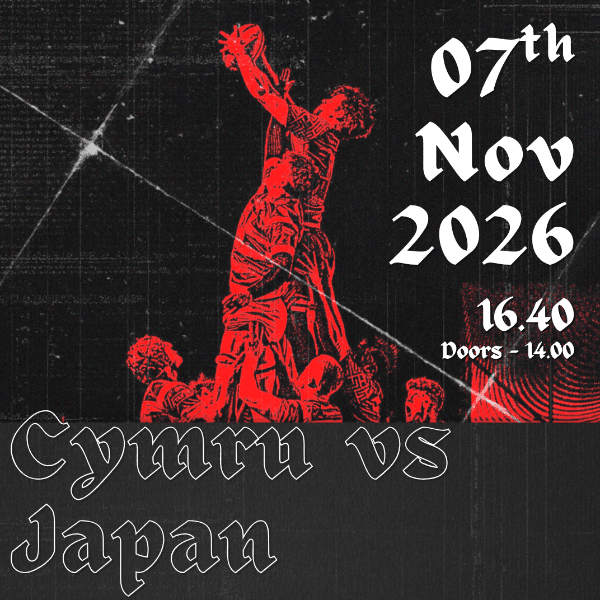Cymru vs Japan - Autumn internationals 2026 banner image