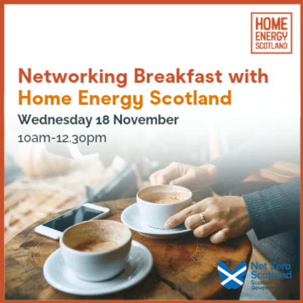 Networking Breakfast with Home Energy Scotland banner image
