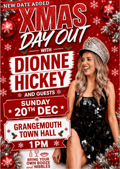 Xmas Day Out Grangemouth Town Hall SUNDAY 20TH banner image