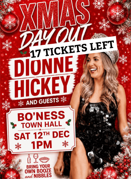 Xmas Day Out Bo'ness Town Hall banner image